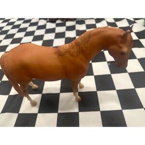 Vintage Breyer Style Chestnut Mare Horse Figurine Statue Model Decor